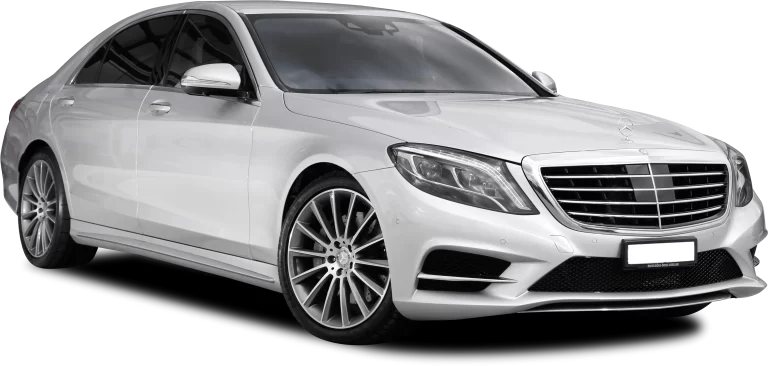 Black Mercedes S-Class chauffeur car for prom night in Sussex